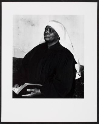 Woman with Bible, from the series "Store Front Churches"
