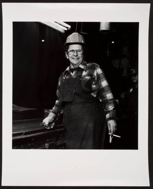 Woman - Cigarette, from the series "Working People"