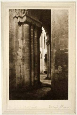 Ely Cathedral, S.W. Transept (A Memory of the Normans), published in "Camera Work," No. 4, October 1903