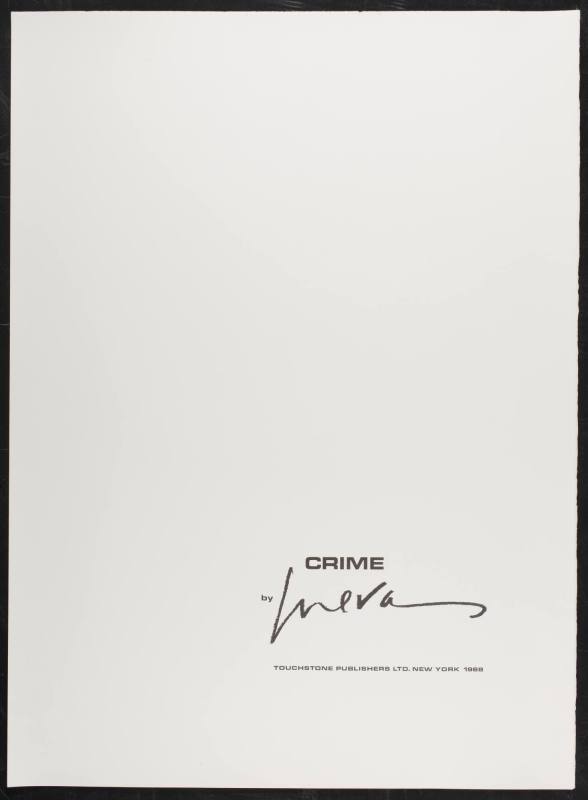 Title page, from the portfolio "Crime by Cuevas"