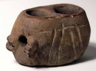 Teotihuacan Head Vessel with Two Compartments