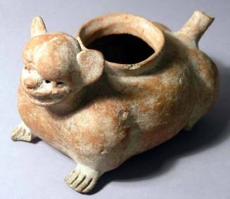 Teotihuacan II Animal Vessel with Spout Tail
