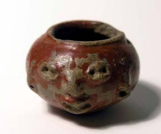 Chupicauaro Bowl with Faces on Sides