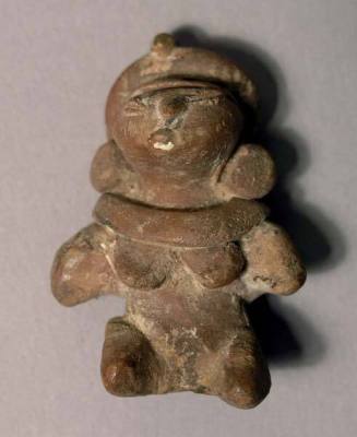 Small female mounted figurine