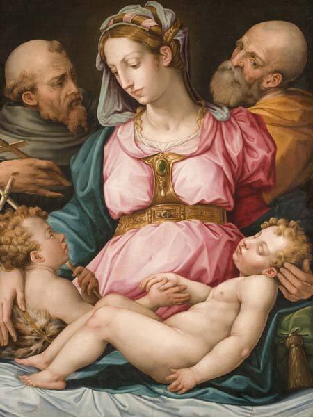 Holy Family with the Infant Saint John the Baptist and Saint Francis