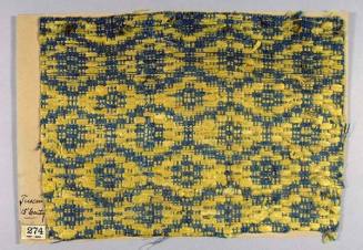 Yellow and Blue Textile