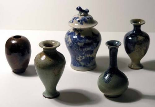 Group of 5 Miniature Vases