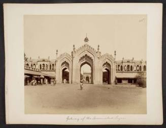 Gateway of the Hooseinabad Bazaar, from "Travel Album"