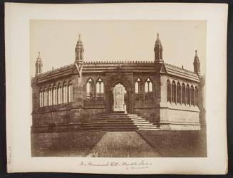 The Memorial Well and Marble Statue by Carlo Marochetti, from "Travel Album"