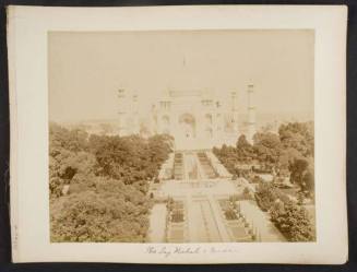 The Taj Mahal and Garden, from "Travel Album"