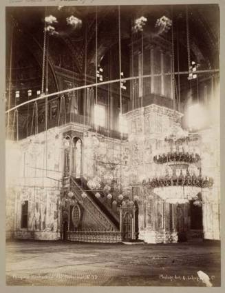 Mosquée Mouhamed Aly (Interieur) (Interior of the mosque of Mohammed Ali), Cairo, Egypt