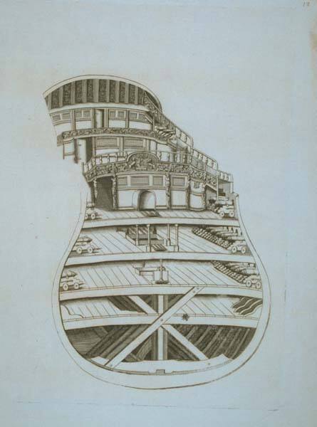 Maritime print: ship details