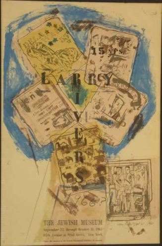 Artist's Retrospective Poster at The Jewish Museum, New York City