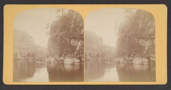 Pine Bluff, Looking South, from the series "Lake Mohonk Scenery"