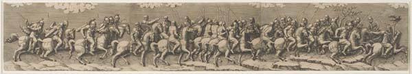 A Procession of Roman Horsemen