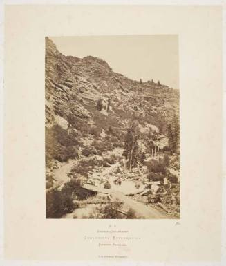 Big Cottonwood Canyon, from the series "Geological Exploration of the Fortieth Parallel"