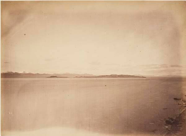 Mono Lake and Island, from the series "Geological Exploration of the Fortieth Parallel"