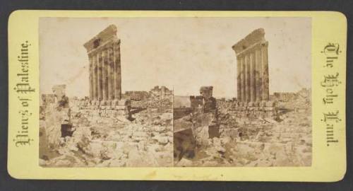 Great Temple of the Sun, Baalbek, from the series, "Views of Palestine--The Holy Land"