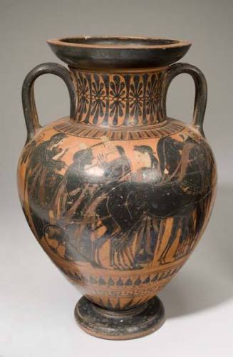 Black-Figure Amphora: Dionysus and maenads/Wedding scene