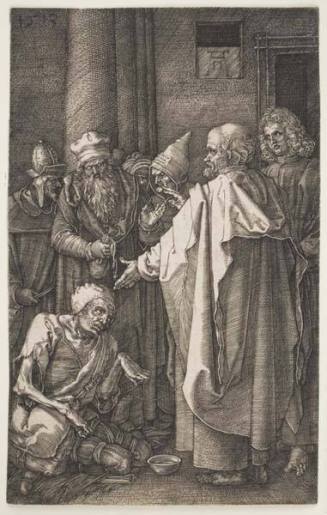 St. Peter and St. John Healing the Cripple, from the "Engraved Passion"