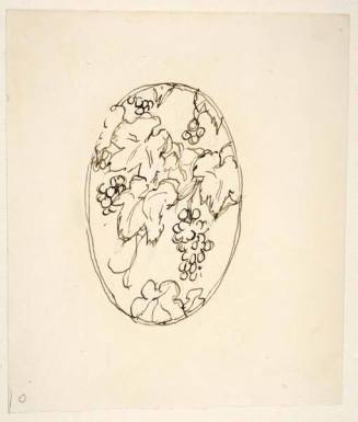 Untitled (Disc with Grapes)
