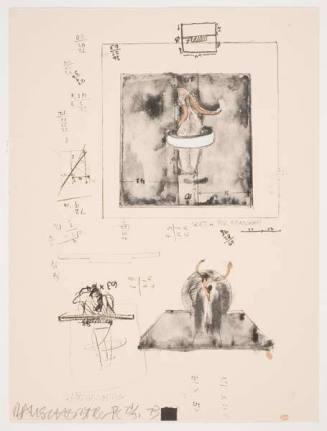 Untitled "Sketch for Monogram," from the portfolio "New York Collection for Stockholm"