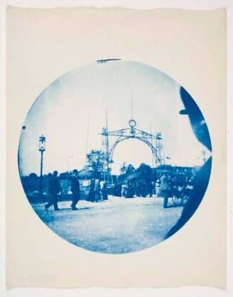 Street and Exhibit Entrance Gate, from the series of the Chicago World's Fair, 1893