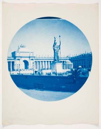 Statue of the Republic and the Peristyle, from the series of the Chicago World's Fair, 1893
