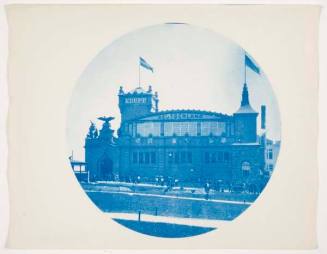 Krupp Gun Exhibit Building, from the series of the Chicago World's Fair, 1893