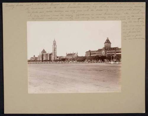 View of the Government Buildings, Bombay India, Jan. 6th-12th, 1895