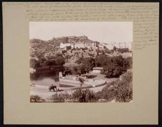 Umber. General view of the Palace and Forts, Jeypore, India