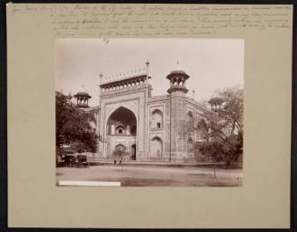 Gateway of the Taj Mahal, Agra, India, Dec. 27th, 1894