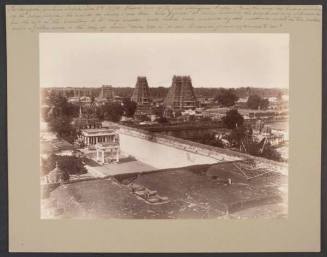 View of the Great Srirangam Temple, Trichinopali, India, Dec. 5th, 1894