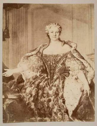 Portrait de Marie Leczinska, par L. Tocqué