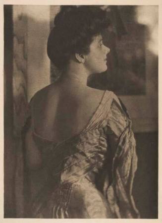 Portrait--Mrs. Philip Lydig, published in "Camera Work," No. 10, April 1905