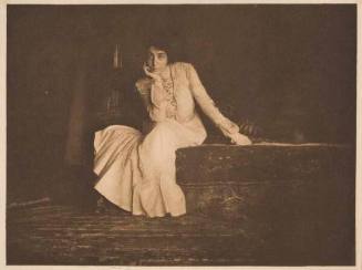 Portrait--Miss de C., published in "Camera Work," No. 17, January 1907