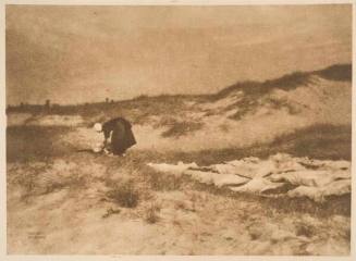 Washerwoman on the Dunes, published in "Camera Work," No. 13, January 1906