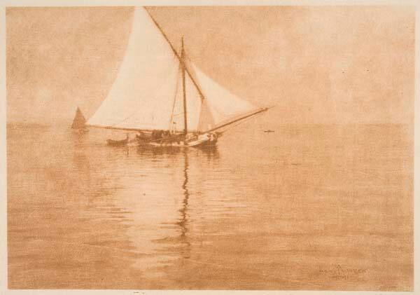 The White Sail, published in "Camera Work," No. 13, January 1906