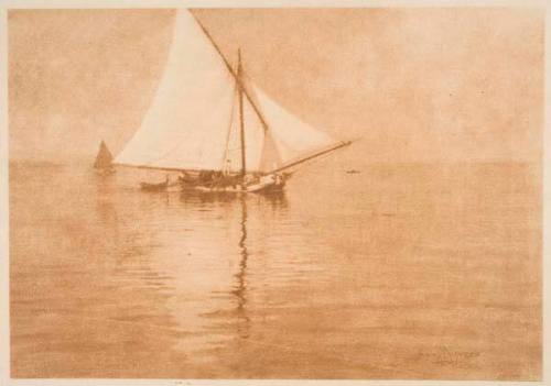 The White Sail, published in "Camera Work," No. 13, January 1906