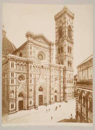 Facciata della cattedrale (The Facade of the Cathedral in Florence)