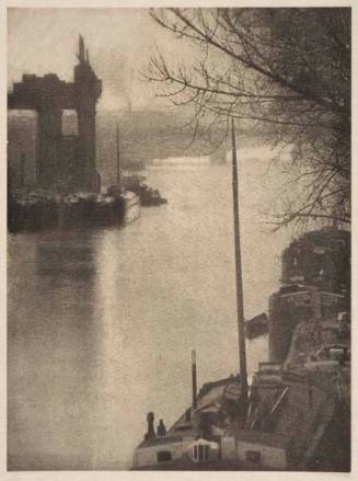 The Seine at Clichy, published in "Camera Work," No. 16, October 1906