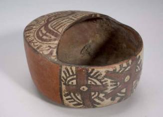 Burial Dish with Bean Marks