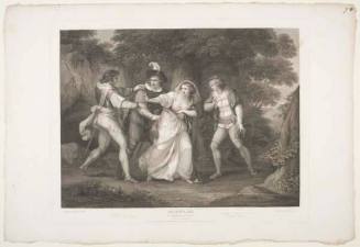 Two Gentlemen of Verona, from "Boydell's Shakespeare Gallery" (Folio edition, Volume I, plate VII)