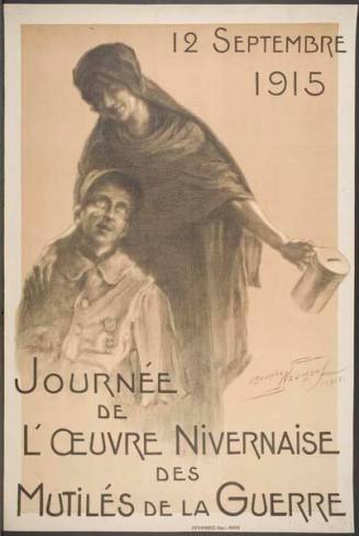 12 septembre 1915 Journée de L'Oeuvre Nivernaise des Mutilés de la Guerre (Nevers Charity for Disabled Servicemen Day)