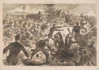 The War for the Union, 1862--A Bayonet Charge, published in "Harper's Weekly," July 12, 1862, pp. 440-441