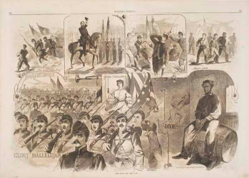 The Songs of the War, published in "Harper's Weekly," November 23, 1861, pp. 744-745