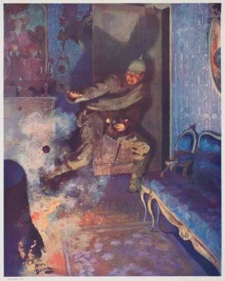 Untitled (German soldier firebombing apartment and fleeing)