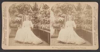 Mrs. McKinley in the Conservatory of the Executive Mansion, Washington
