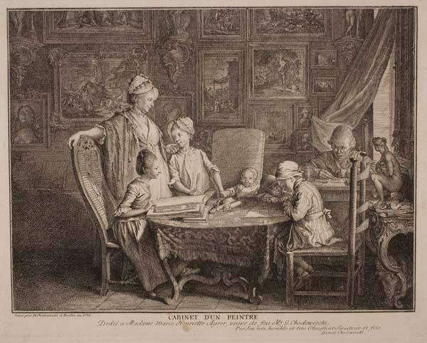 Cabinet d'un Peintre (A Painter's Cabinet)