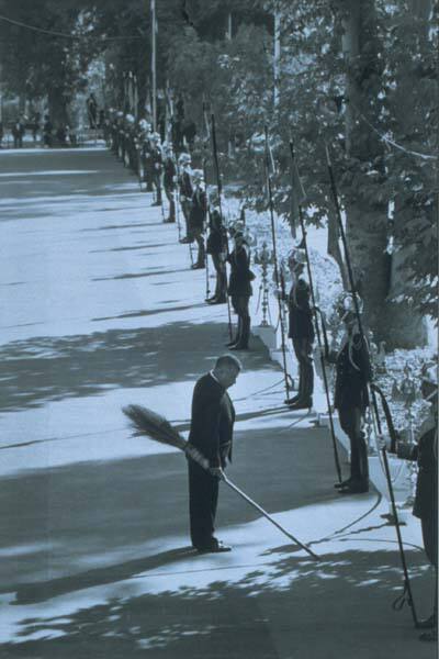 Inspecting Guards, Teheran, Iran